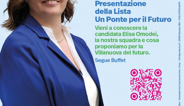 9 maggio: presentazione della lista Un Ponte per il Futuro